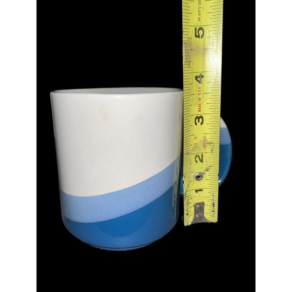 VTG Peterbilt Trucks Coffee/Tea Ceramic Mug Two Tone Blue Stripes, Truck Driving - Picture 8 of 8